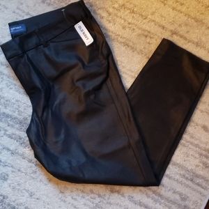 Old navy black metallic pixie pants